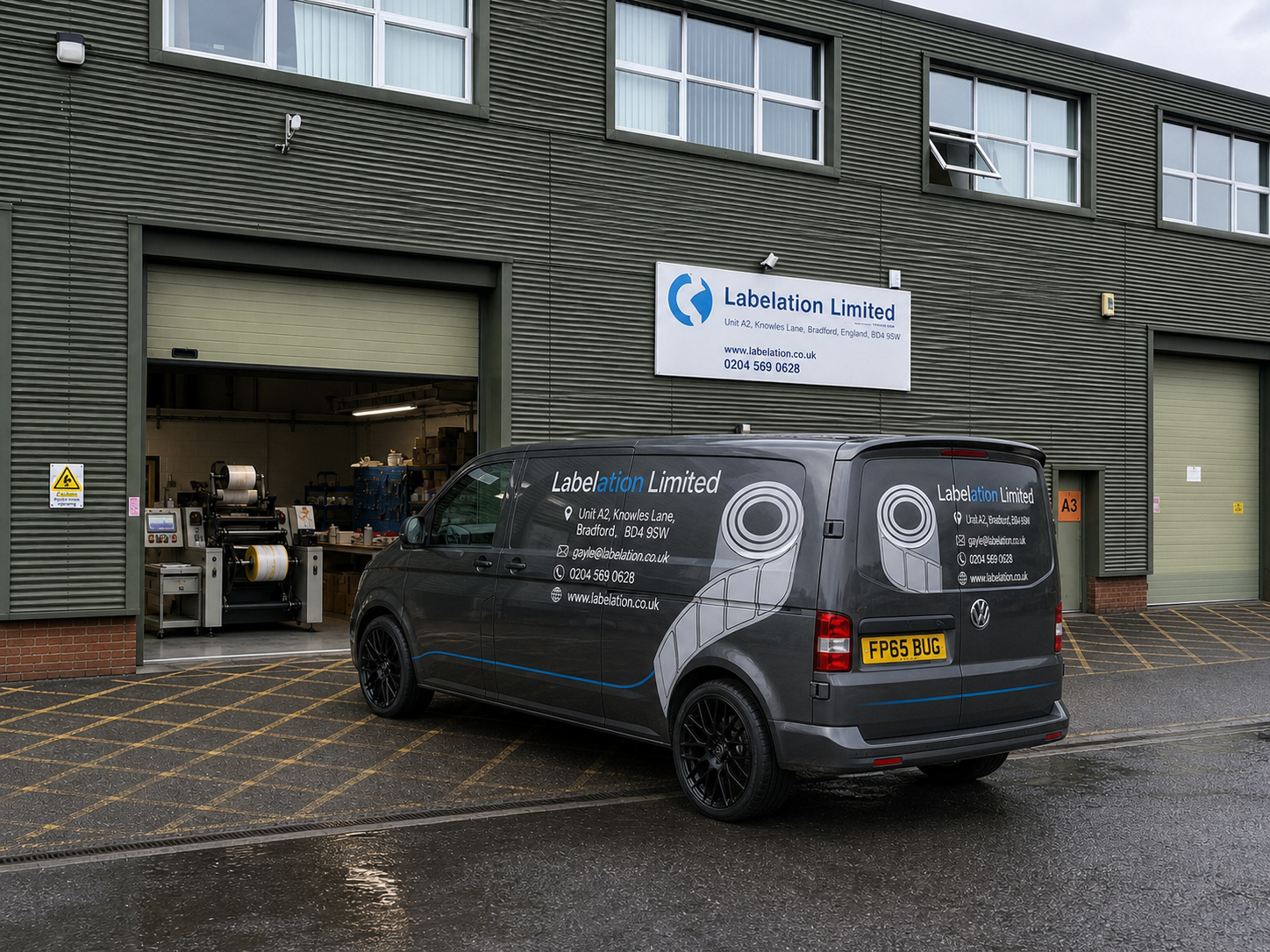 Labelation premises in Bradford
