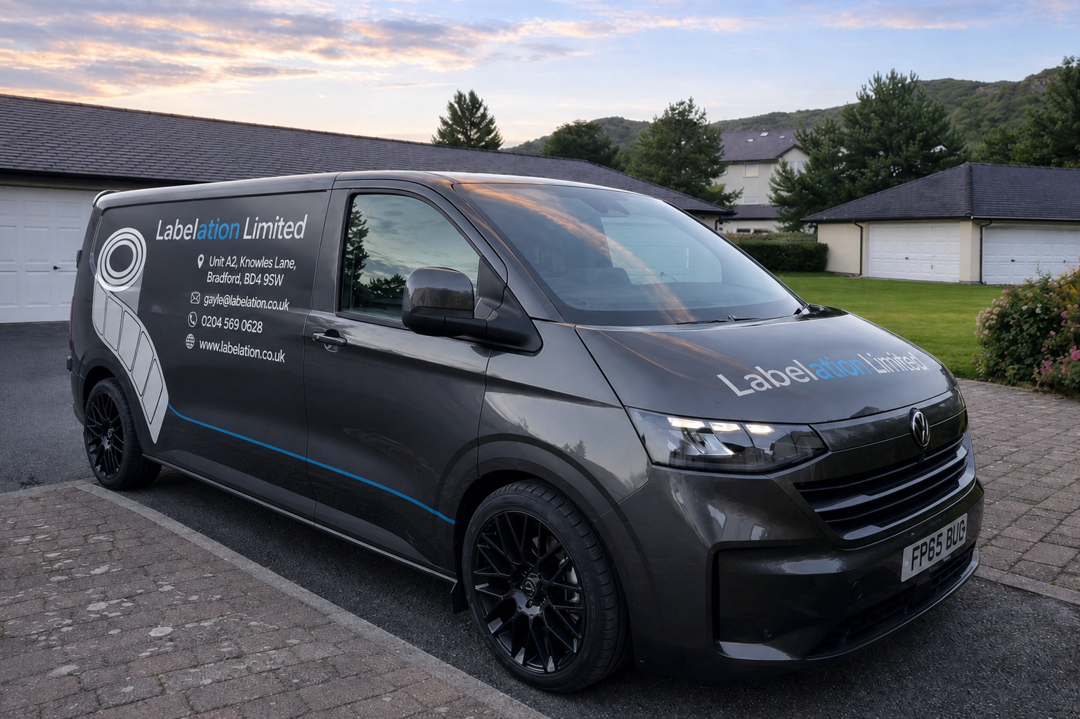 Labelation branded van